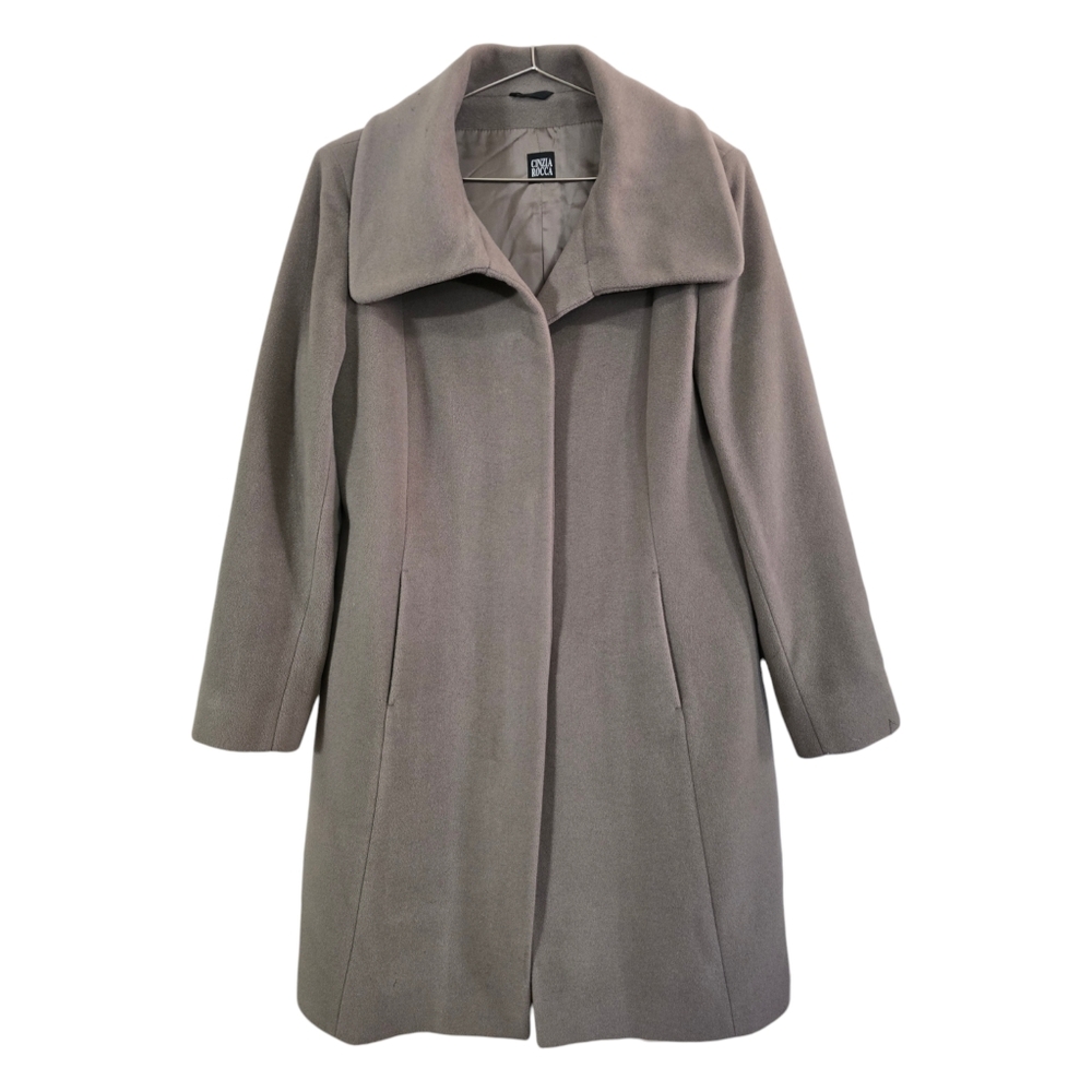 Cinzia Rocca Wool Cashmere Blend Coat